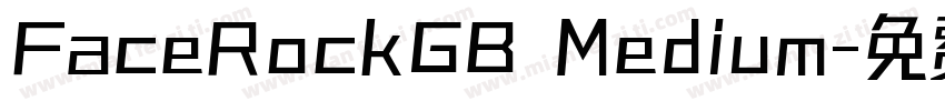 FaceRockGB Medium字体转换